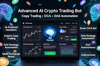 build an advanced ai crypto trading bot with copy trading, dca grid automation
