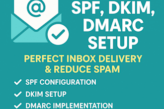 fix spf, dkim, dmarc for better email delivery and stop spam