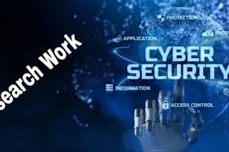 assist you cyber security, vulnerability, crypto graphy, research, assignments