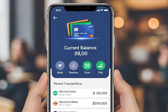 design a digital wallet and e wallet application