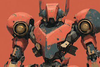 high quality robot, mecha concepts