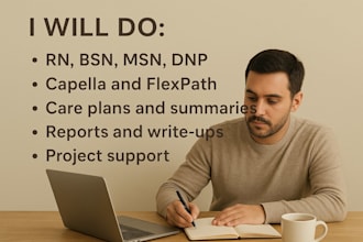 do rn, bsn, dnp, msn, capella, flexpath and nursing tasks