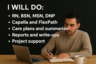 do rn, bsn, dnp, msn, capella, flexpath and nursing tasks