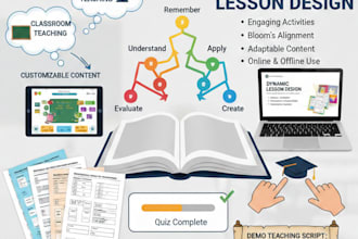 create lesson plans and engaging teaching materials