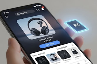 make an nfc app with an ecommerce store