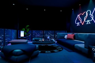 create custom vrchat world, meta vrc world, meta vr map, chillout club bar world