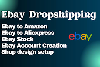 do ebay dropshipping on profit share