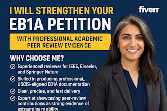do professional academic peer review in ieee, springer nature, elsevier for eb1