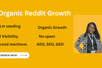 be your reddit marketing manager for organic growth through daily interactions