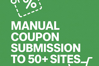 manually submit your coupon codes to popular coupon sites