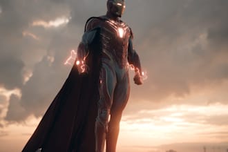 design original superhero character