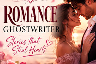 ghostwrite a captivating romance novel, book, or love story