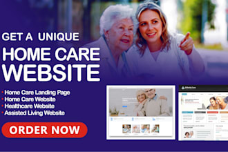 do home care website elderly care website health care website medical website