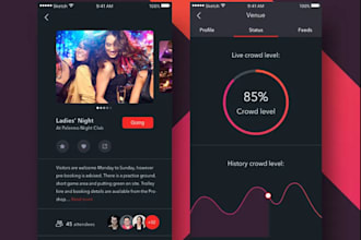 develop nightlife app, nightlife website, event booking app, ticket booking app