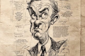 create a political cartoon art
