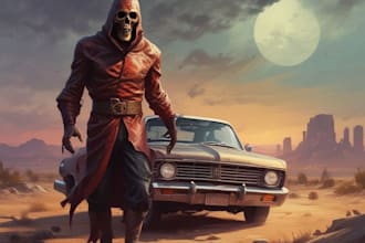 fantasy horror and fantasy horror character