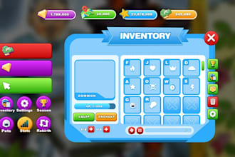design a professional roblox UI or custom gui for roblox