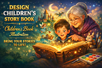 create children book and children storybook for kids picture book