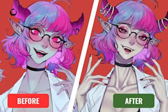 redraw and refine your anime character