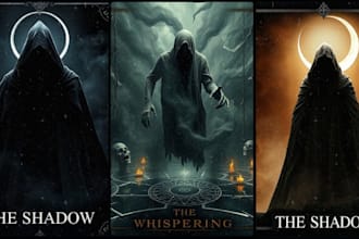 design unique custom tarot cards with mystical illustration