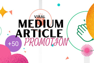 do fast medium article promotion and bring active followers