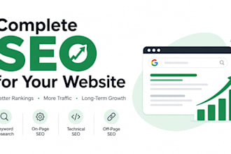 provide a complete SEO service to boost your website rankings