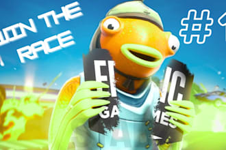 make 3d fortnite thumbnail clickbait fortnite logo creative map uefn