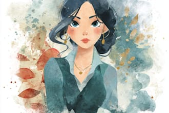 do watercolor handmade and digital illustrations