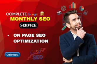 do website on page SEO and optimization services