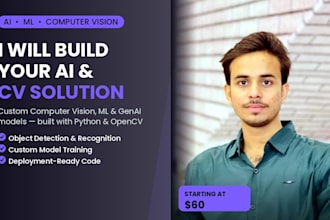 build ai, machine learning and computer vision solutions using python