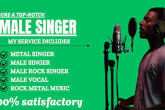 record powerful male vocal rock metal singer edm country rock singer songwriter