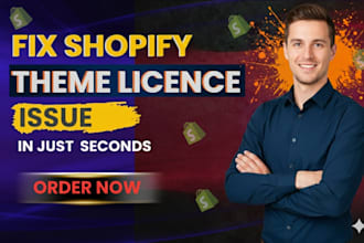 install and fix shopify theme licence issue