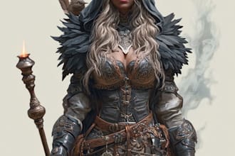 dnd character art and dnd character art