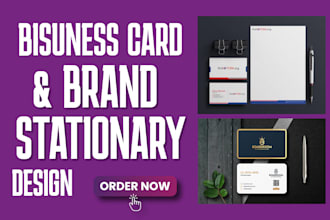 design professional business card and brand stationary
