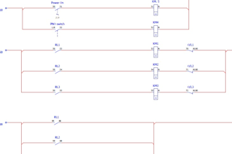 professional single line diagram for electrical power system
