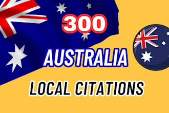 create best 300 australia local citations