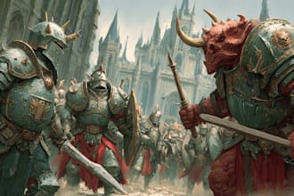 custom warhammer 40k painting, modeling  miniature services