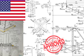 do structural engineering steel detailing fabrication drawings design drafting