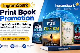 ingramspark print book promotion, ingramspark publishing and global distribution