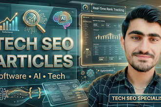 write SEO technology and software articles that engage readers