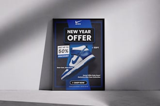 outstanding poster for your brand