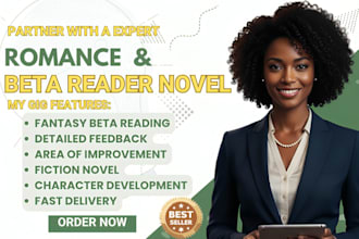 beta read your german or english fiction, romance, thriller, and ya novel