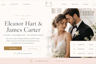 design squarespace wedding website rsvp save the date bridal event zola website