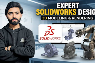 provide expert 3d cad design mechanical assembly and stl files in solidworks