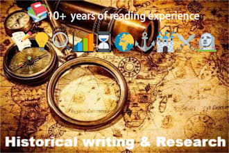 write historical stories or research articles