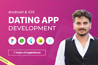 develop an ai dating app or tinder clone for android and ios