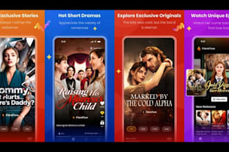 develop short vertical drama series streaming app, like dramabox, reelshort