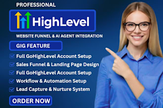 gohighlevel cleaning website ghl landscape highlevel home services website