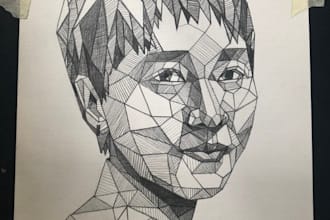 create a3  pencil portraits