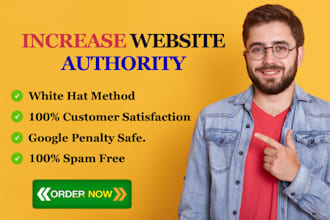 increase ahrefs domain rating DR 70 URL rating and moz da authority